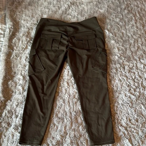 HALARA Green Leggings Stretchy Casual Wear - Picture 3 of 5